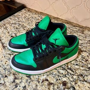 Jordan Green and Black Sneakers